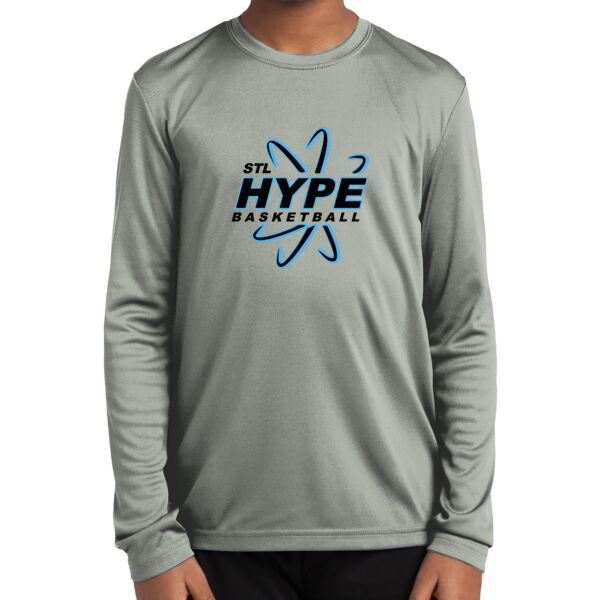 St. Louis Hype Youth Long Sleeve PosiCharge Competitor Tee Thumbnail
